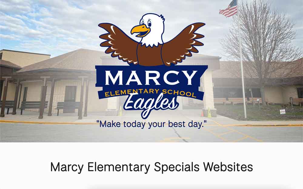 Marcy specials landing page